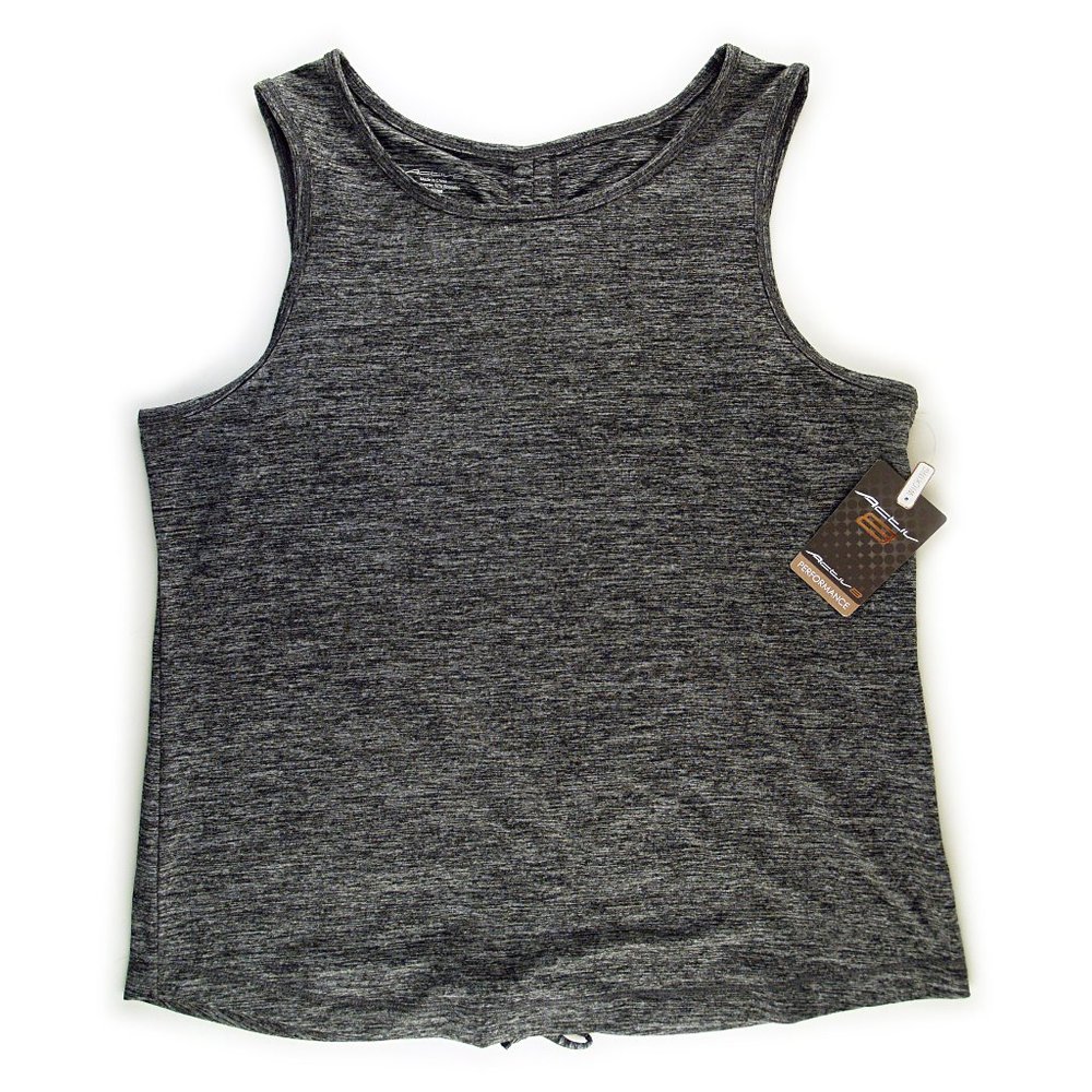 Activ 8 Women Performance Scrunch Tank Top Heather 8-10